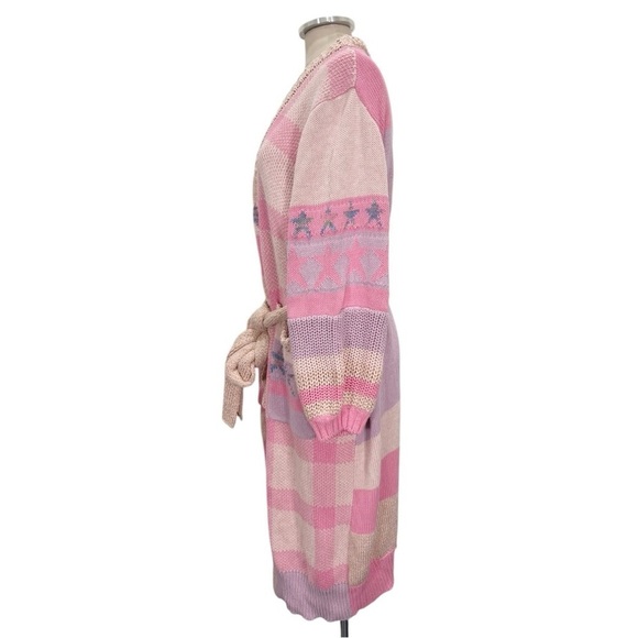 LoveShackFancy Grayson Star Duster Cardigan Coatigan Size M/L NEW - Picture 6 of 14